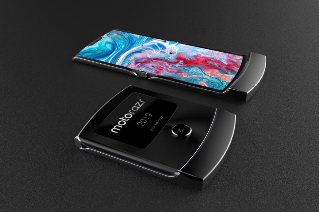 Moto RAZR 2019: новый концепт показывает главные особенности складной легенды — фото 1