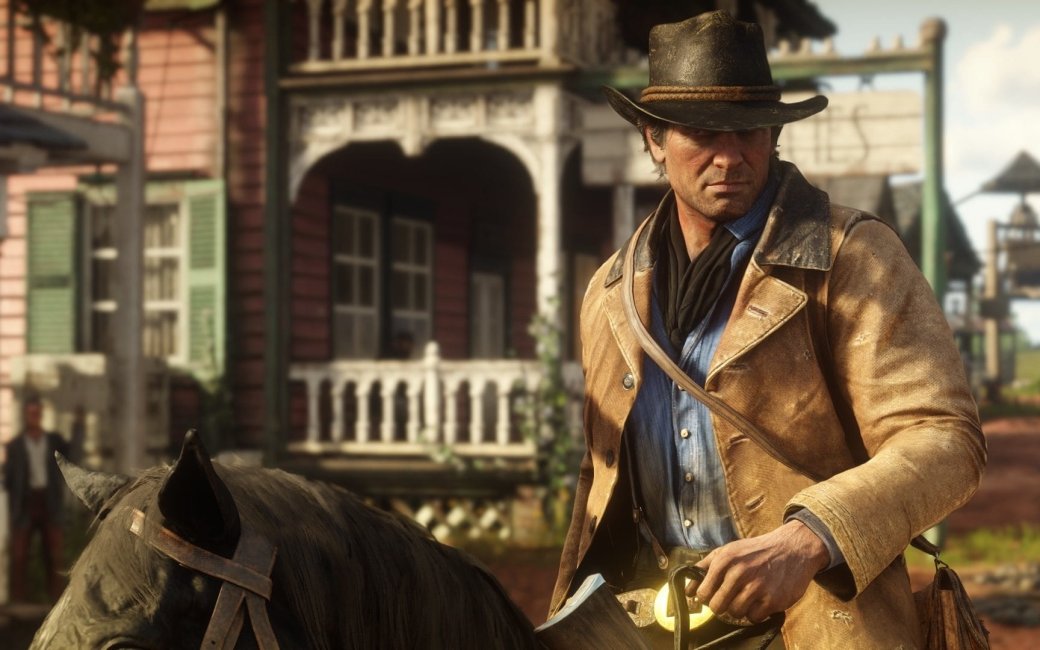Гифка дня: в городе игр новый шериф — Red Dead Redemption 2 — фото 1