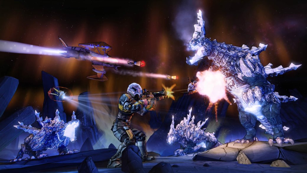 «The Pre-Sequel неплохо себя чувствует в роли Еще Одной Borderlands. Этим мне она и понравилась, но в то же время я закончил ее с чувством, что мог бы куда лучше провести время в более оригинальных играх, вышедших в этом году». 

[PC Gamer](http://www.pcgamer.com/borderlands-the-pre-sequel-review/). 7.7/10