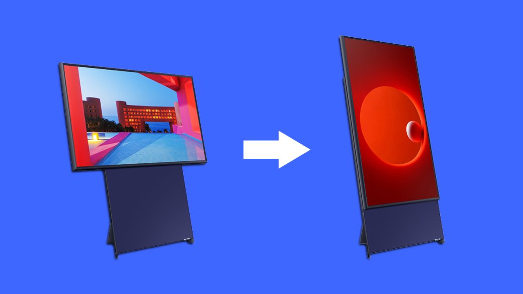 Как 43-дюймовый смартфон: телевизор Samsung Sero создан для просмотра вертикальных видео — фото 1