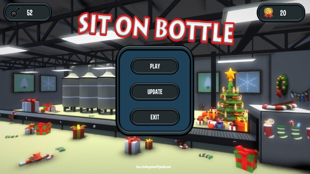 Галерея В Steam вышла игра Sit on bottle. Опять про приседания на бутылку, но есть одно но - 3 фото