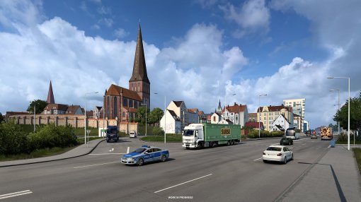 Авторы Euro Truck Simulator 2 поделились видами переработанного Ростока