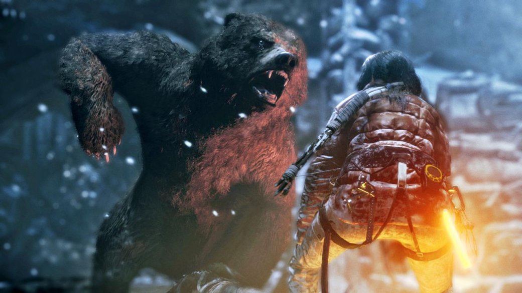 Галерея Галерея: Rise of the Tomb Raider — медведь, холод и горы - 11 фото