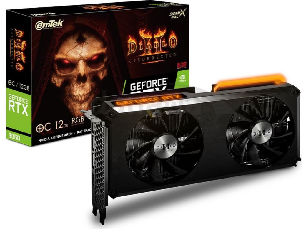 Галерея Представлены видеокарты GeForce RTX 3060 и 3070 Ti для фанатов Diablo II: Resurrected - 4 фото