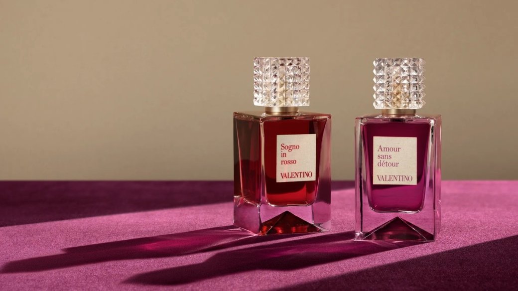 Sogno in Rosso и Amour Sans Détour от Valentino Beauty. Фото: Courtesy of Valentino Beauty