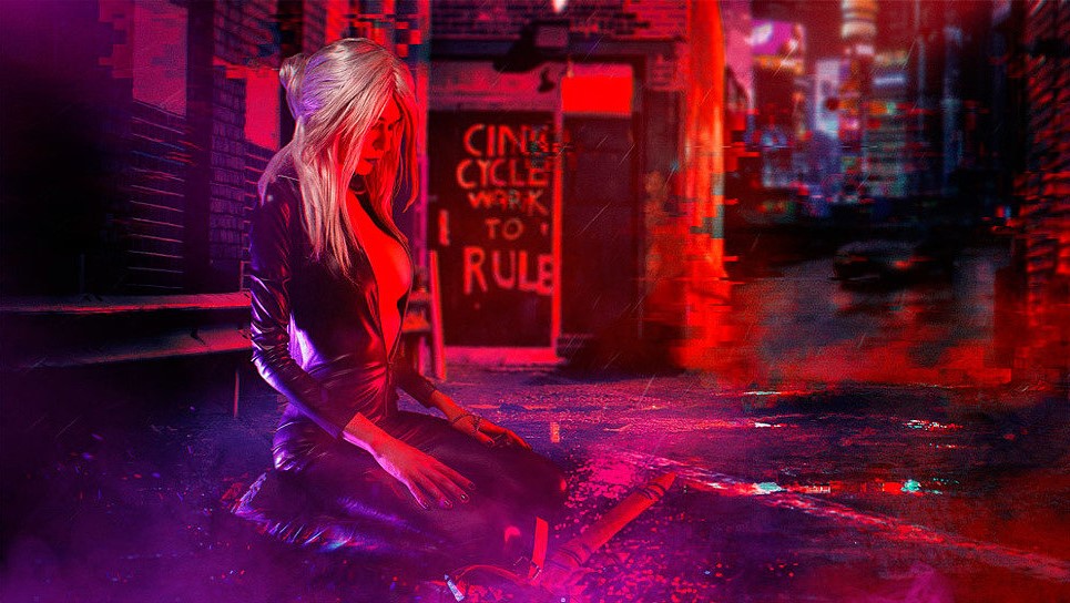 Российская косплей-модель перенесла Цири в мир Cyberpunk 2077 — фото 8