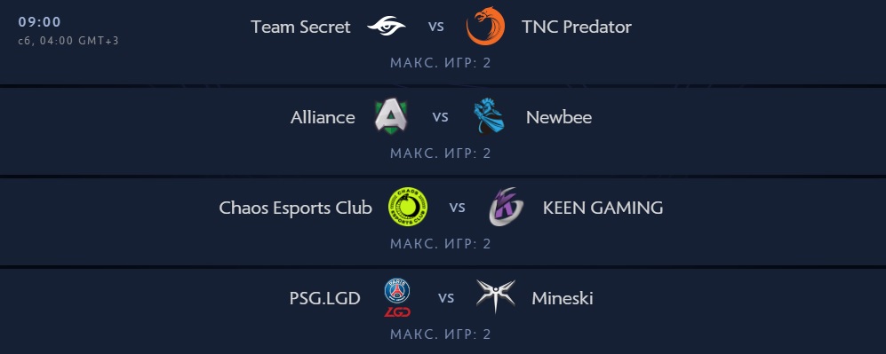 Расписание матчей The International 2019 по Dota 2 на 17 августа — фото 1
