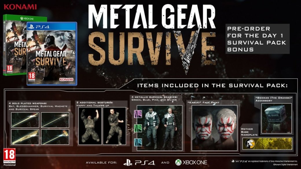 Konami объявила дату выхода Metal Gear Survive [обновлено] — фото 1