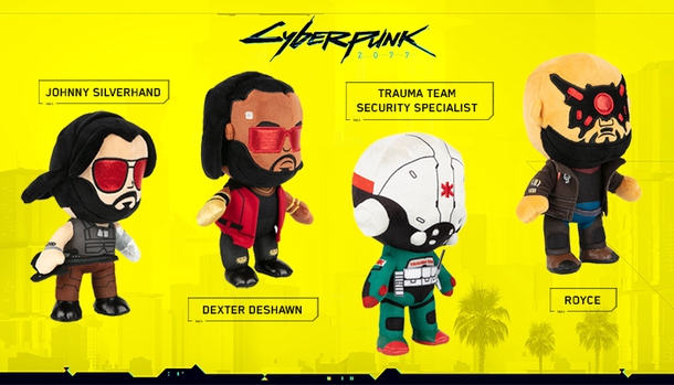 Герои Cyberpunk 2077 стали плюшевыми игрушками — фото 1