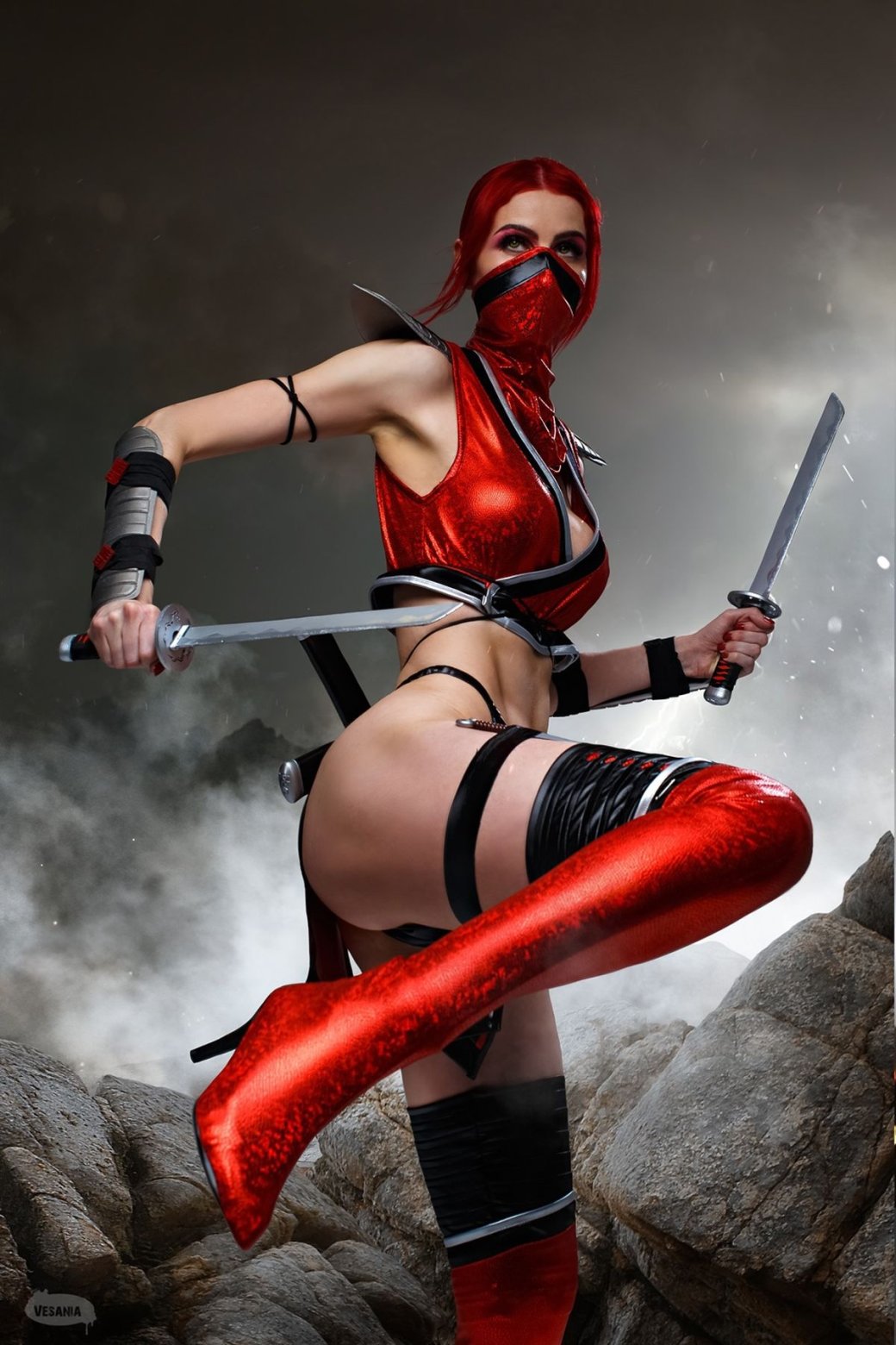 Косплееры изобразили бой между Скарлет и Саб-Зиро из Mortal Kombat — изображение 5