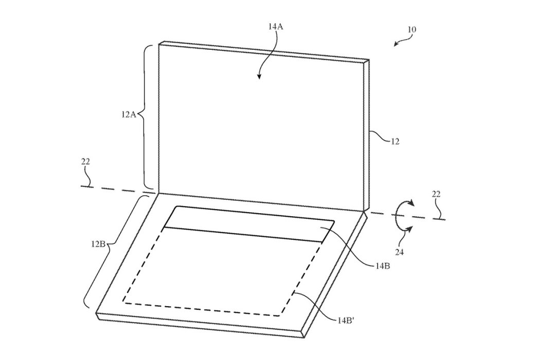 Новый патент от Apple предполагает замену клавиатуры MacBook на OLED-экран — фото 2