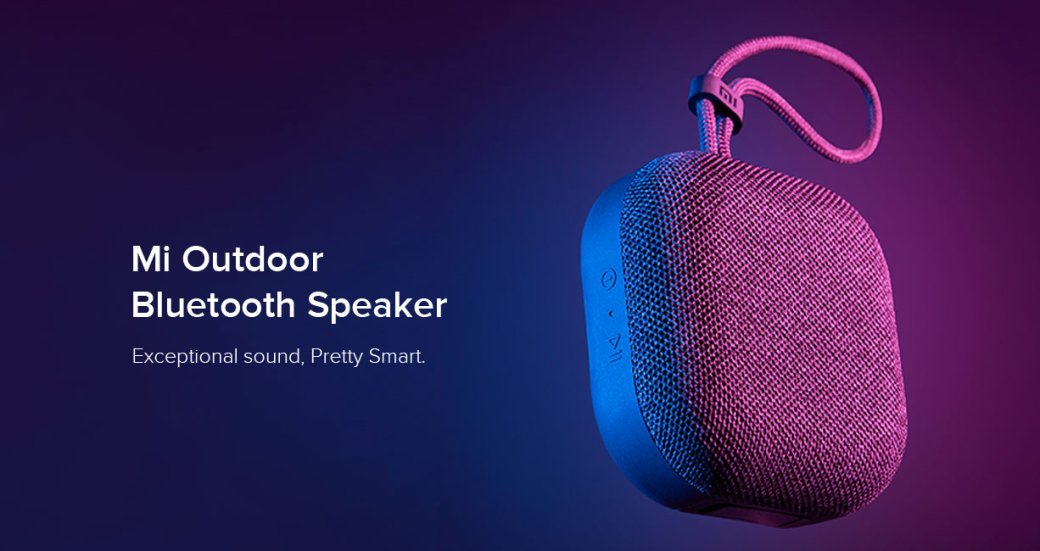 Миниатюрную смарт-колонку Xiaomi Mi Outdoor Bluetooth Speaker оценили в 1300 рублей — фото 1