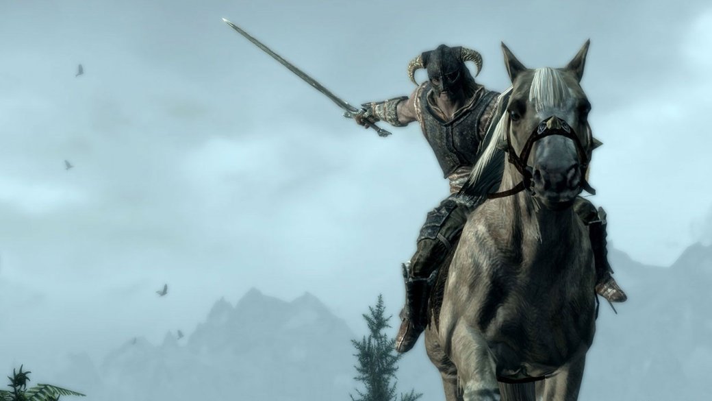 Гифка дня: лошадь, мечтающая о полетах, в The Elder Scrolls V: Skyrim — фото 1