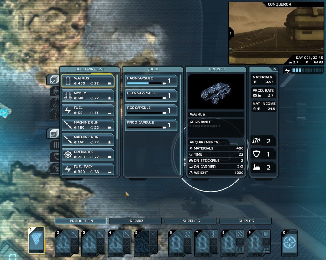 Рецензия на Carrier Command: Gaea Mission — фото 4