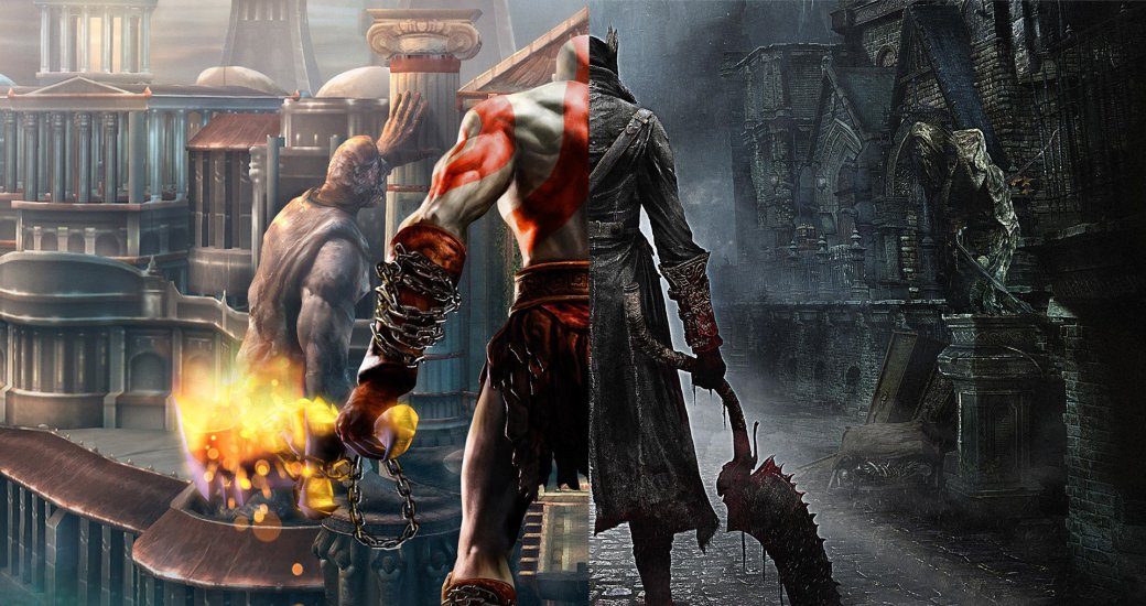 Помните безумную геометрию уровней в Bloodborne? Авторы God of War вдохновлялись именно ей — фото 1