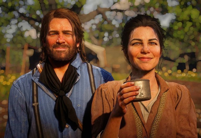 Галерея дня: персонажи Red Dead Redemption 2 улыбаются благодаря нейросетям и приложению FaceApp — фото 10