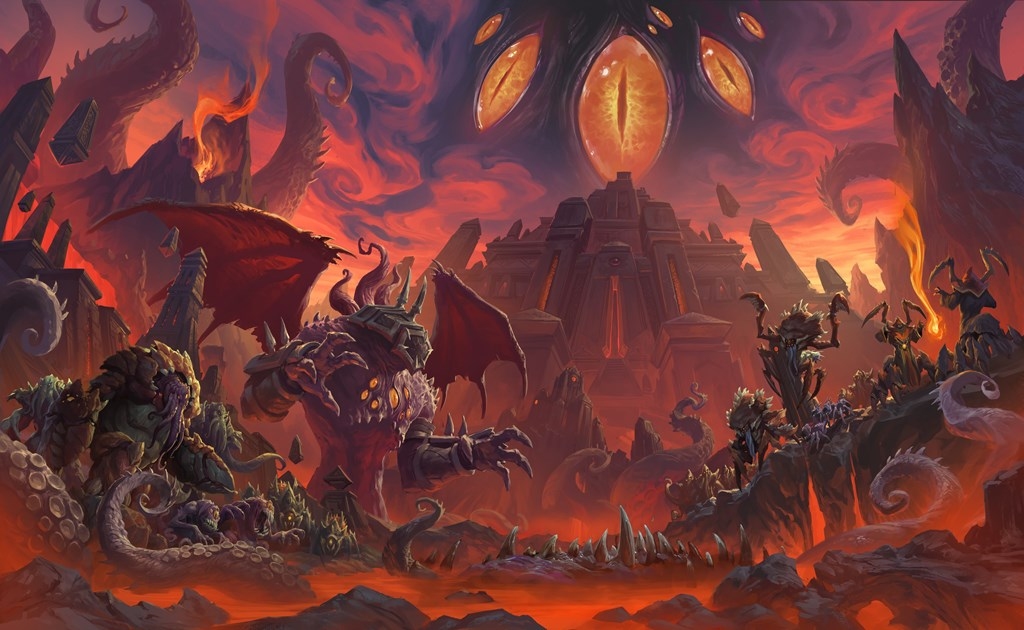 Андуин Ринн отвешивает оплеуху Гневиону в кат-сцене из патча 8.3 для World of Warcraft — фото 1