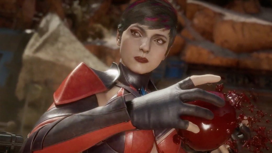 В новом ролике по Mortal Kombat 11 проверяется опасность сгустков крови Скарлет в реальном мире — фото 1