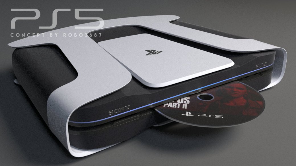 Галерея Новые фанатские рендеры PlayStation 5 копируют дизайн официального геймпада DualSense - 4 фото