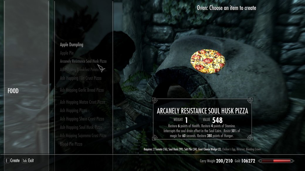 Моддер добавил в Skyrim пиццерию Ривервуда с 80 комбинациями. Наверное, это вкусно — фото 1
