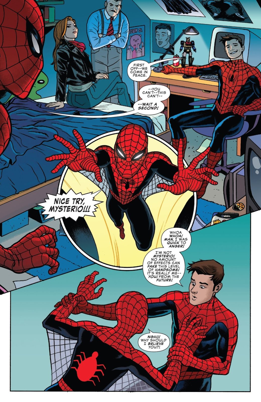 Галерея Зачем читать Spectacular Spider-Man: путешествия во времени, параллельные миры, вторжение пришельцев - 3 фото