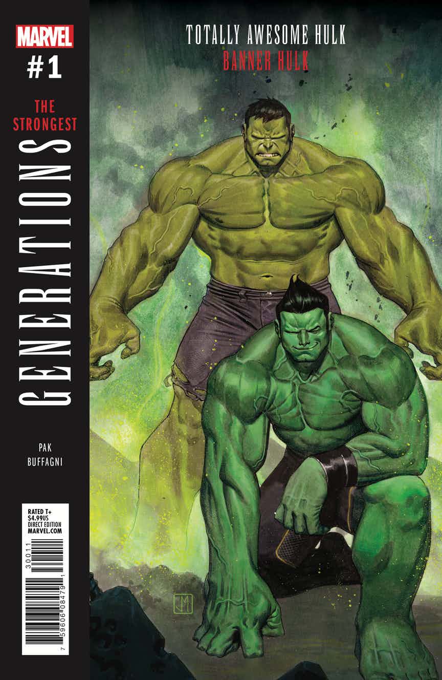 Галерея Все обложки Marvel Generations: Халк, Тони Старк и Логан возвращаются - 13 фото