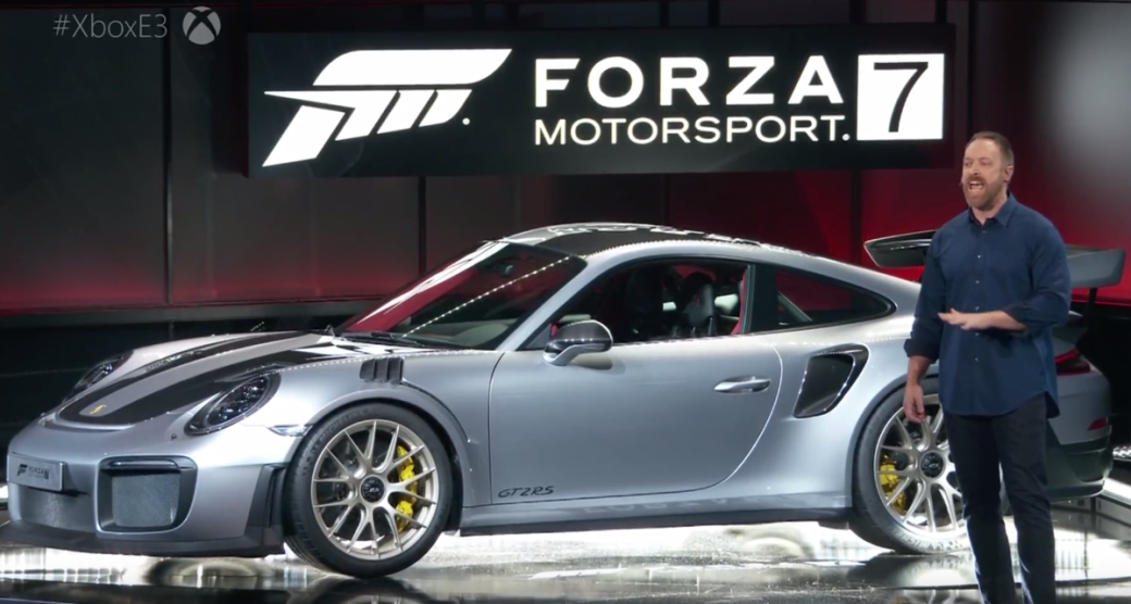 Forza Motorsport 7 и Porshe 911 на конференции Microsoft на E3 2017 — фото 1
