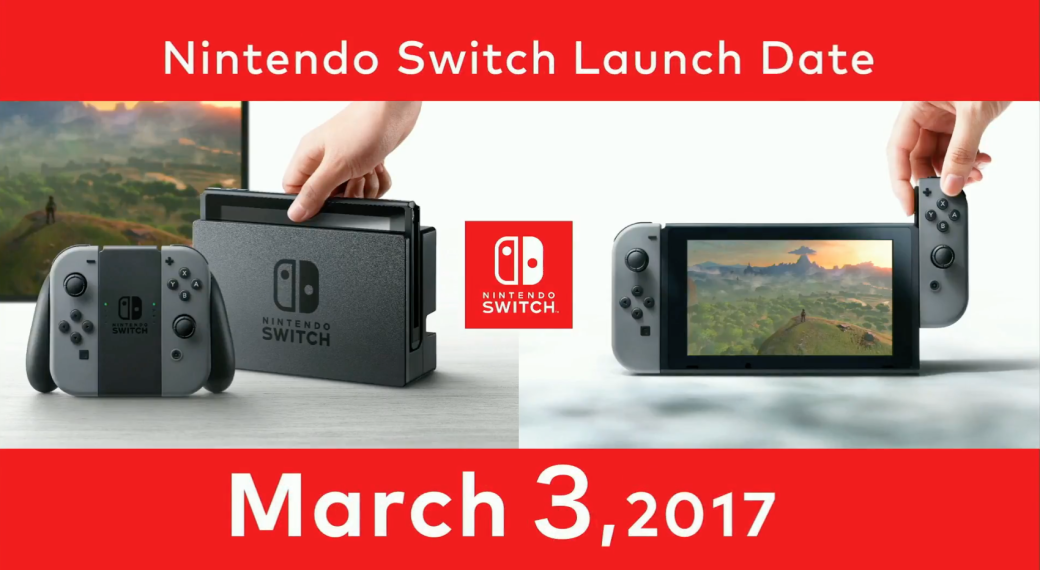 Nintendo назвала официальные цену и дату выхода Switch — фото 1