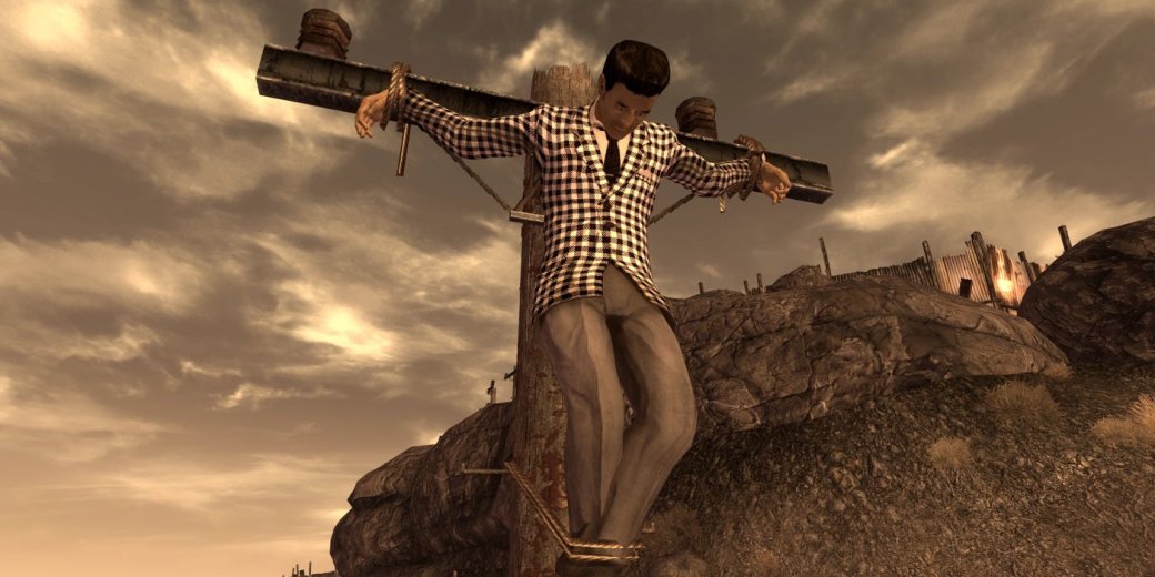 Гифка дня: отдача, перевернувшая мир, в Fallout: New Vegas — фото 1