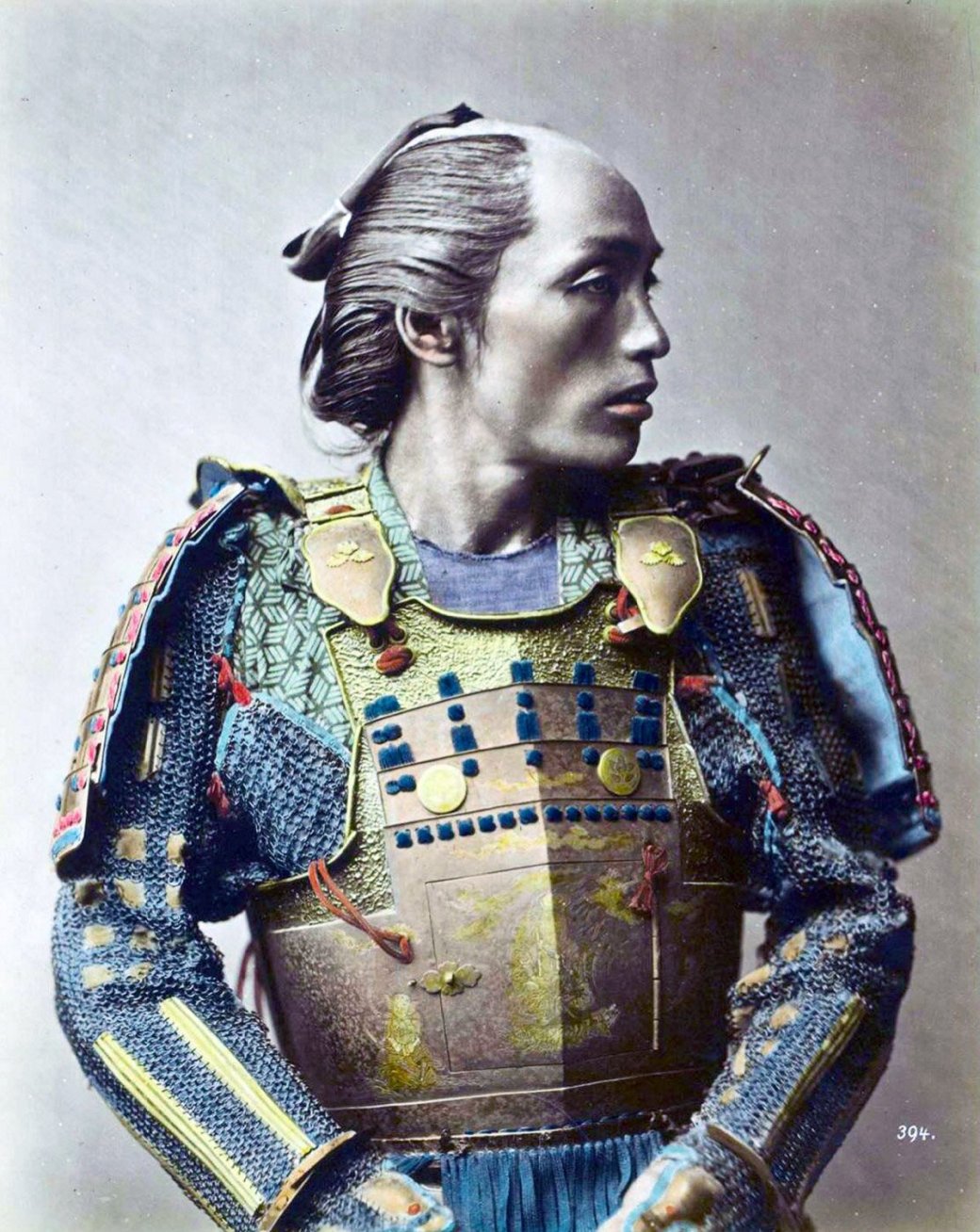 Галерея Настоящие самураи и необычные костюмы на редких старых фотографиях - 19 фото