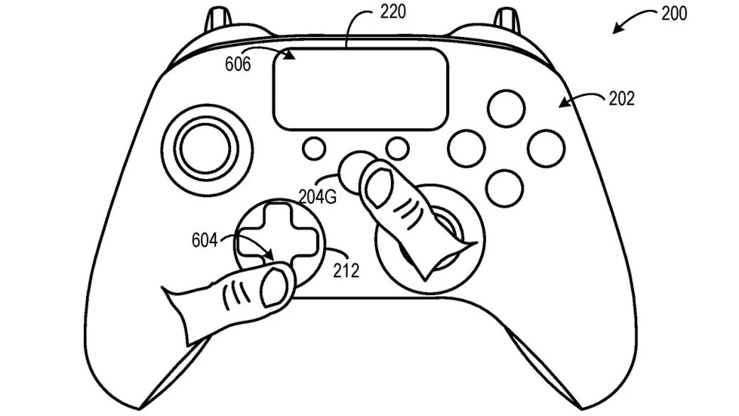 Галерея Microsoft запатентовала внедрение LCD-экранов в геймпады Xbox - 2 фото