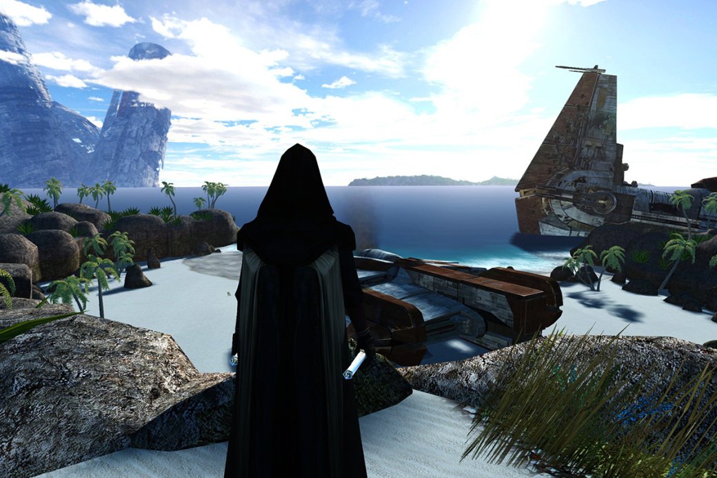 Скриншот из игры Star Wars: Knights of the Old Republic

Источник: LucasArts