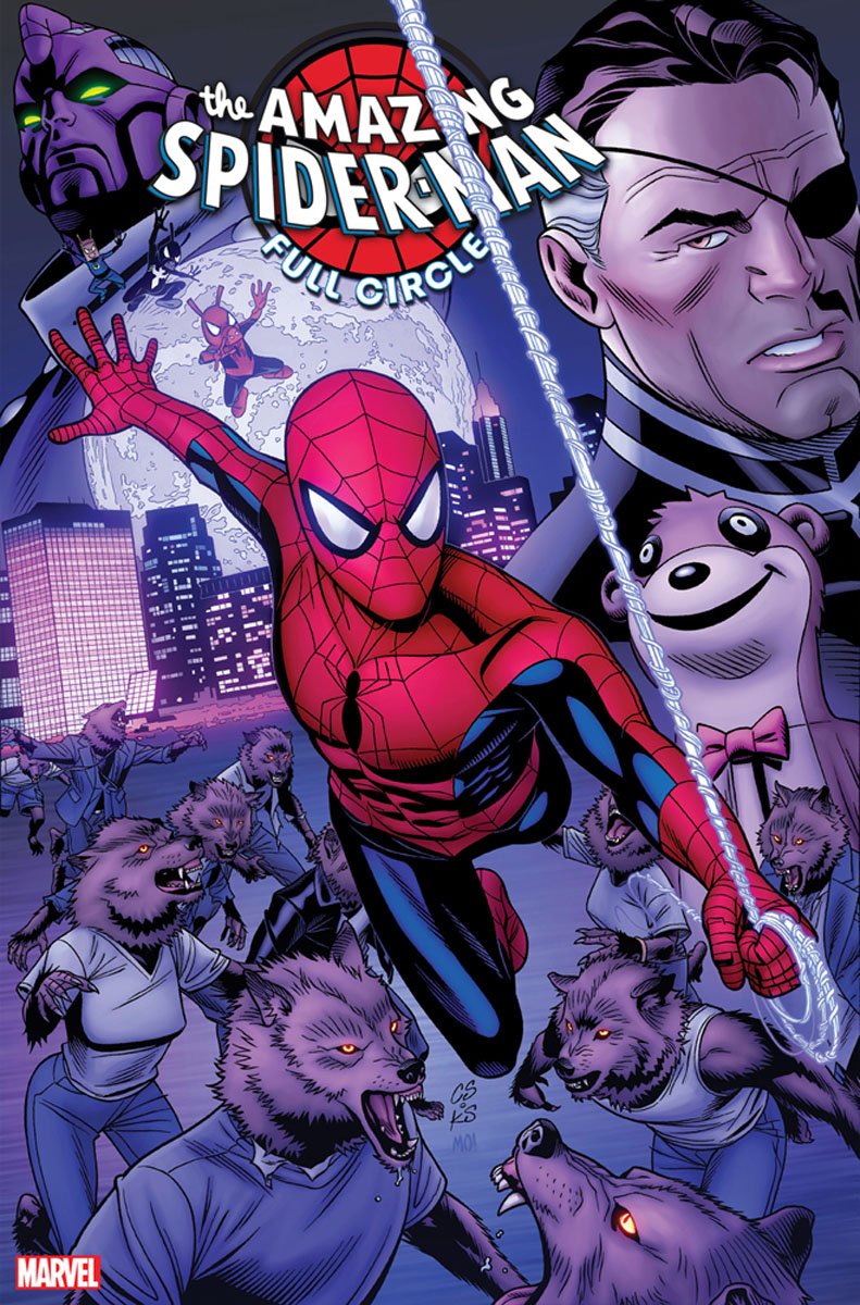 Галерея Человек-паук и оборотни на вариативных обложках к Amazing Spider-Man: Full Circle - 6 фото