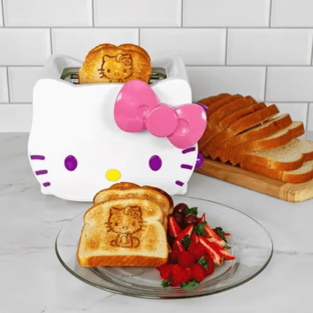 Галерея Sanrio выпустила тостер с Hello Kitty для идеально милых завтраков - 3 фото