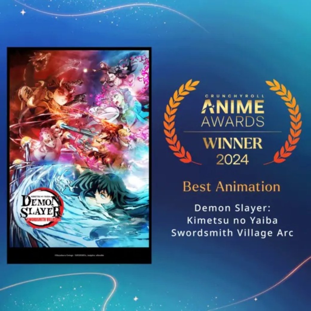 Объявлены лауреаты премии Crunchyroll Anime Awards 2024 — изображение 6