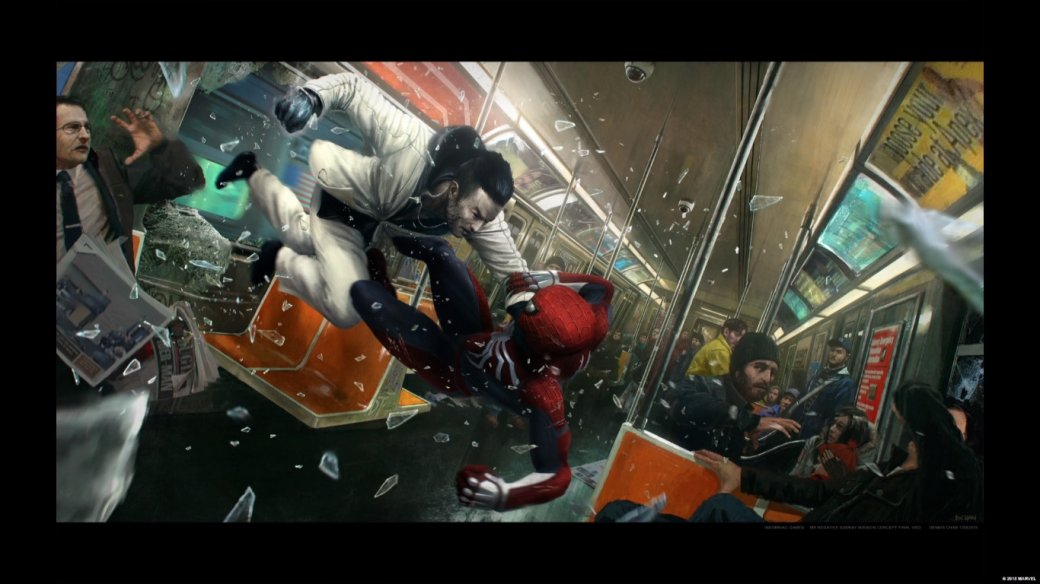 Галерея Зловещая шестерка на новых концепт-артах Spider-Man для PS4 - 1 фото