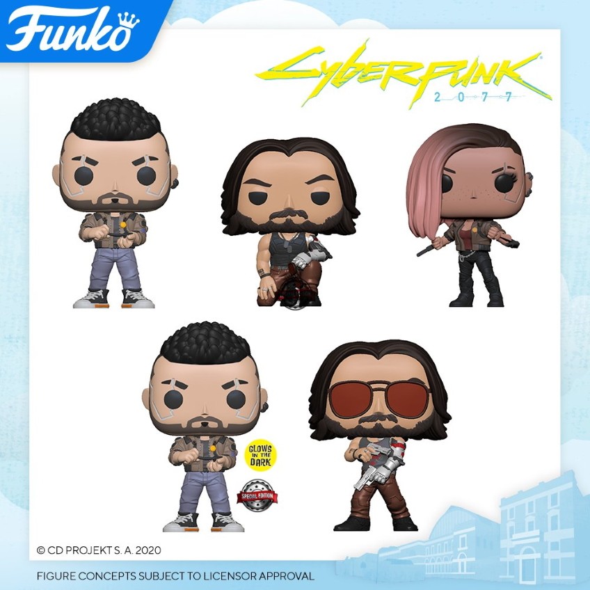 Funko выпустит милые фигурки героев Cyberpunk 2077 — фото 1