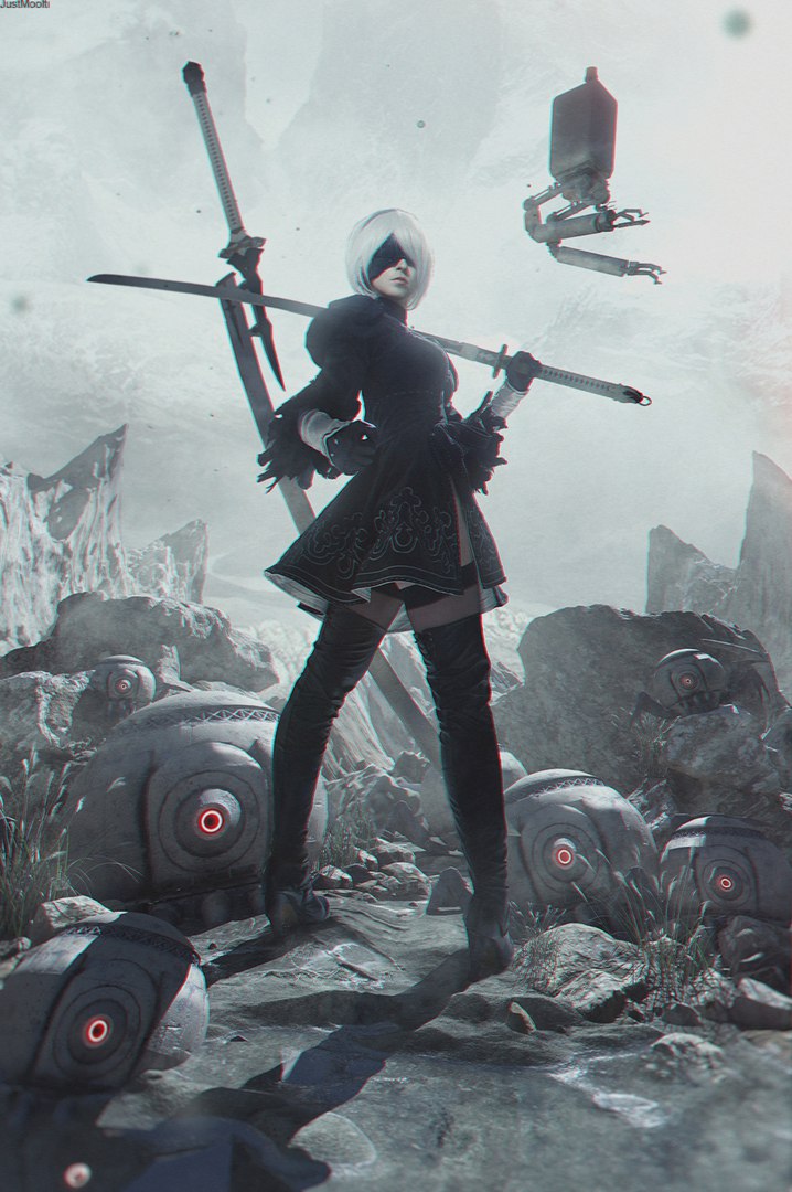 Косплей дня: девушка-андроид 2B из NieR: Automata — фото 2