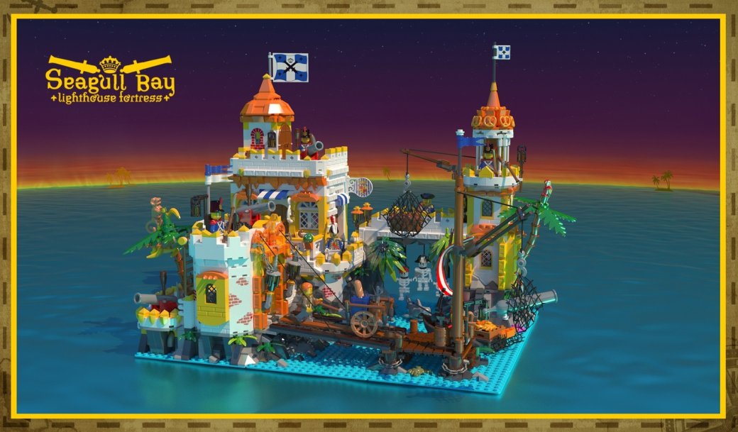 25\. Seagull Bay Lighthouse Imperial Fortress