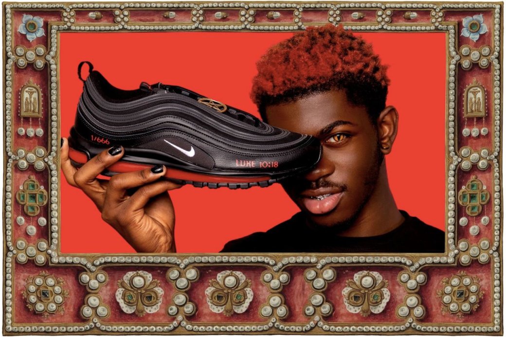 Галерея Nike подал в суд на создателей «сатанинских» кроссовок в коллаборации с Lil Nas X - 4 фото