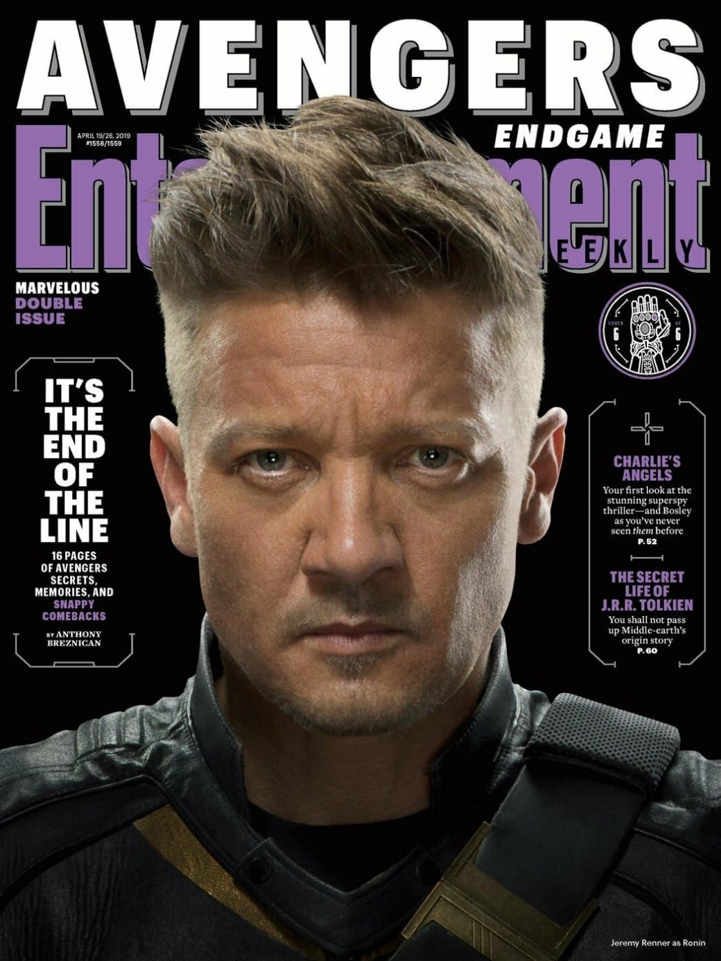 Главные герои «Мстителей: Финал» попали на обложки Entertainment Weekly — фото 6
