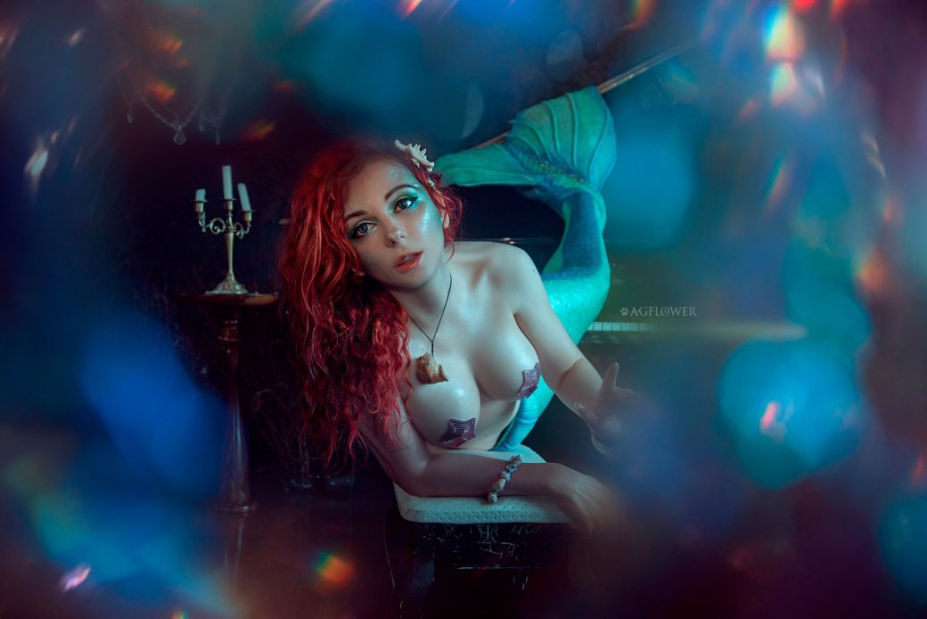 Галерея Модель перевоплотилась в обаятельную Ариэль из «Русалочки» - 3 фото