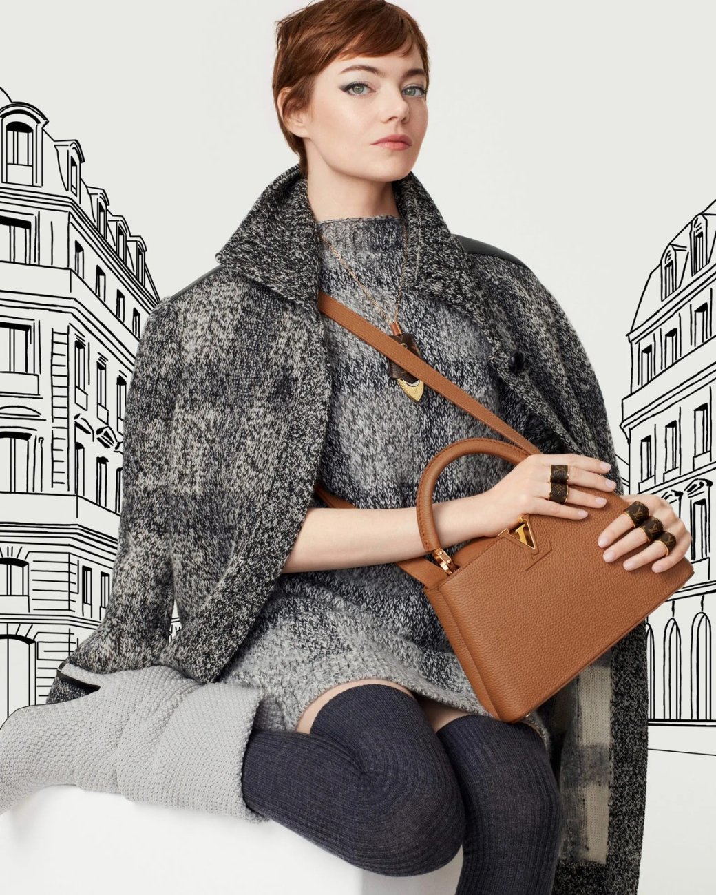 Эмма Стоун. Фото: Ethan James Green/Courtesy of Louis Vuitton