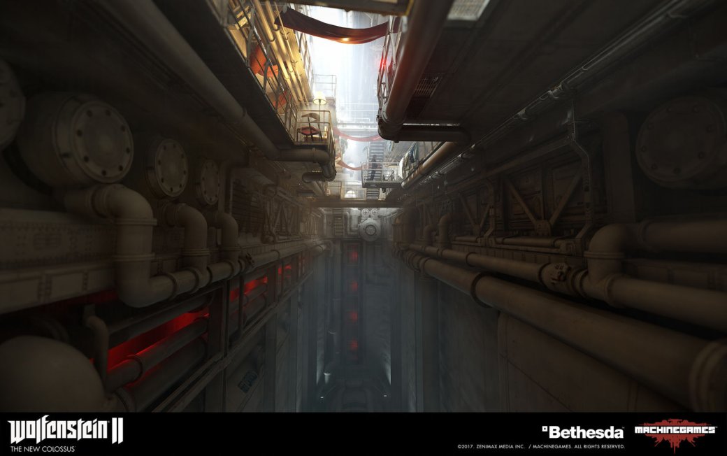 Взгляните на потрясающие концепт-арты ​Wolfenstein II: The New Colossus — фото 27
