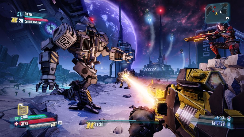«Низкая гравитация и новое оружие приятно изменили старую боевую формулу Borderlands. Из-за «потери» гравитации бои не замедлились. На самом деле, они стали только более захватывающими».

[GameSpot](http://www.gamespot.com/reviews/borderlands-the-pre-sequel-review/1900-6415910/). 7/10