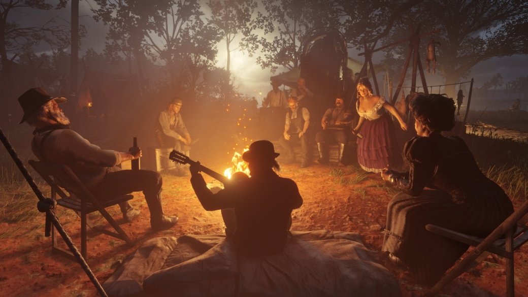 Галерея Джон Марстон, Голландец и Артур Морган на новых скриншотах Red Dead Redemption 2 - 1 фото
