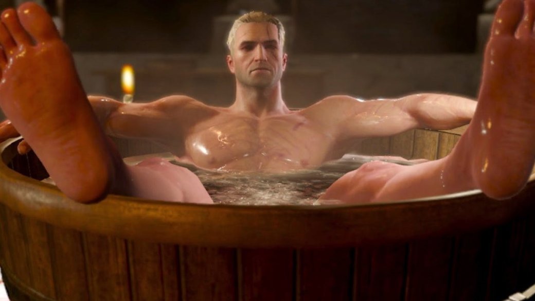 Да, в «Ведьмаке» от Netflix будет отсылка к мему «Геральт в ванне» — фото 1