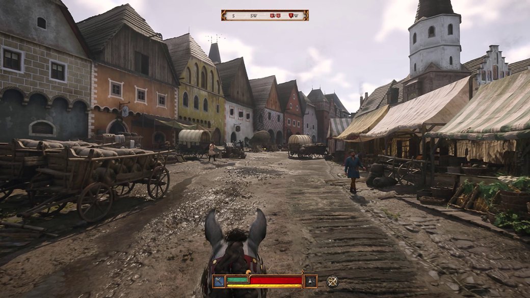 Создатели Kingdom Come: Deliverance 2 показали скриншот поездки на лошади по городу — фото 1
