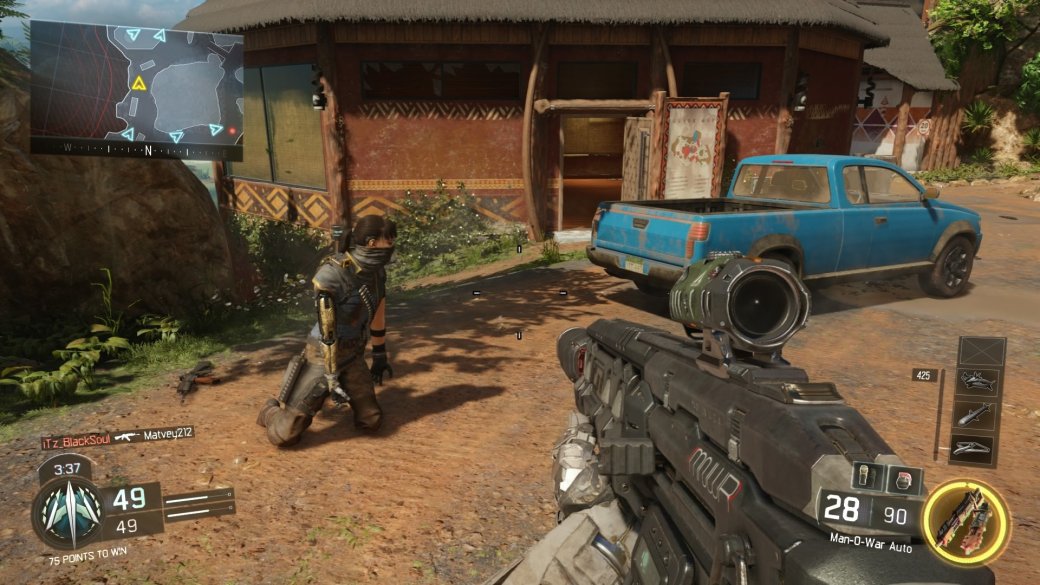 Как видите, графику Call of Duty: Black Ops 3 трудно назвать впечатляющей.