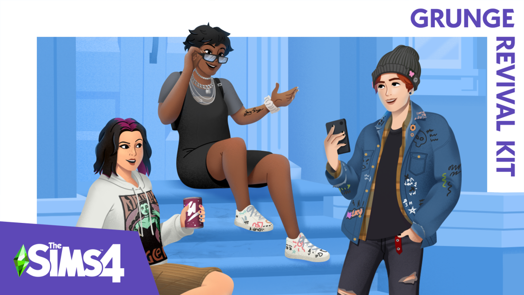 Галерея 1 июня The Sims 4 получит два новых комплекта для фанатов гранжа и чтения - 3 фото